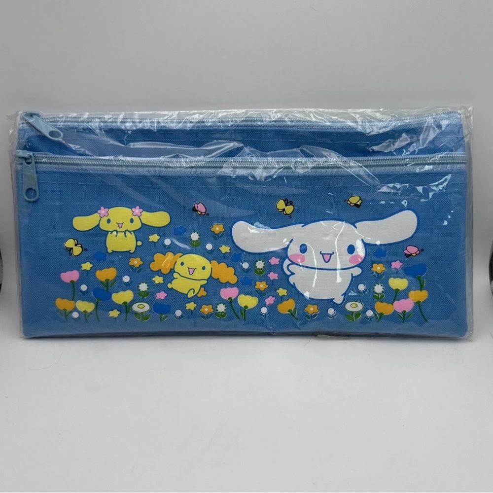 Sanrio Character Cinnamoroll Flat Pencil Case Pen Pouch Japan Vintage